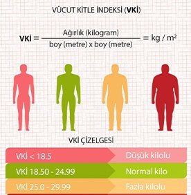 Boy ve kilona göre vücut kitle indeksini (BMI) hesapla, kilonun sağlıklı aralıkta olup olmadığını öğren. Hedef belirlemek için ilk adımı at!